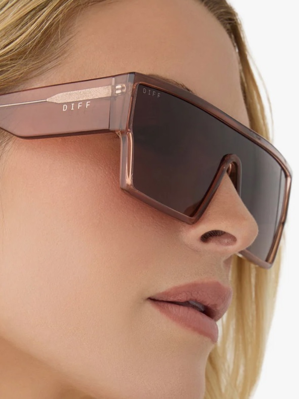 Diff Electra Cafe Ole gradient polarized shield-style sunglasses - Picture 5 of 6